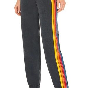 Aviator Nation 5 Stripe Joggers Small